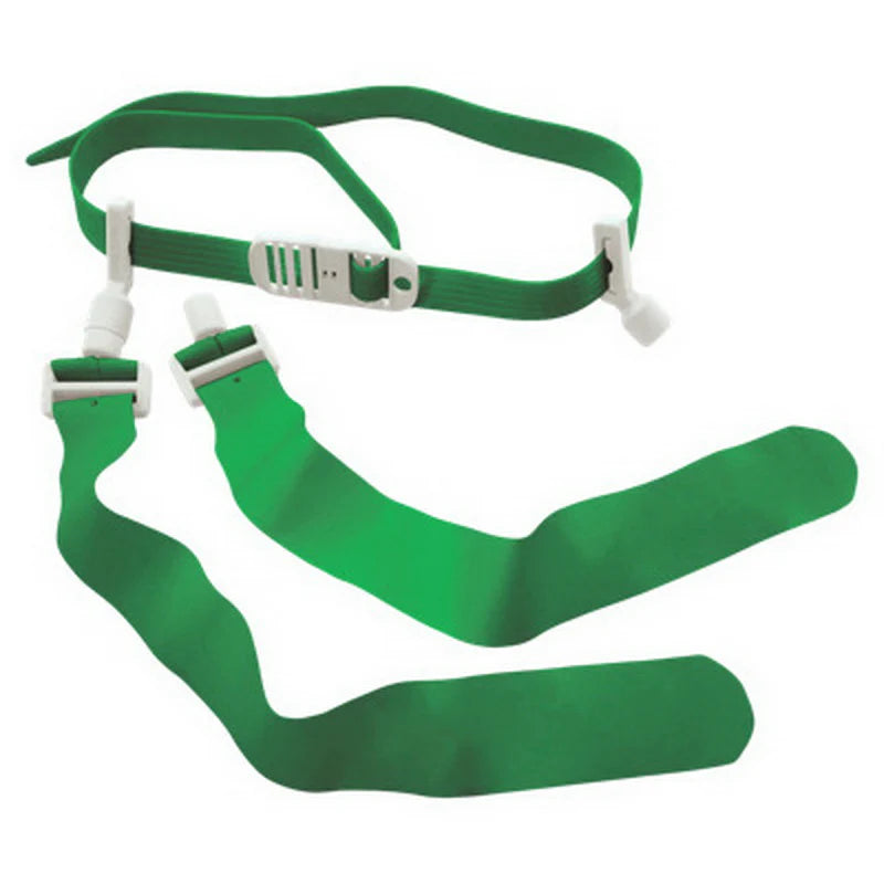 Champion Sports Sonic Flag Football Belt 52" in green color on white background