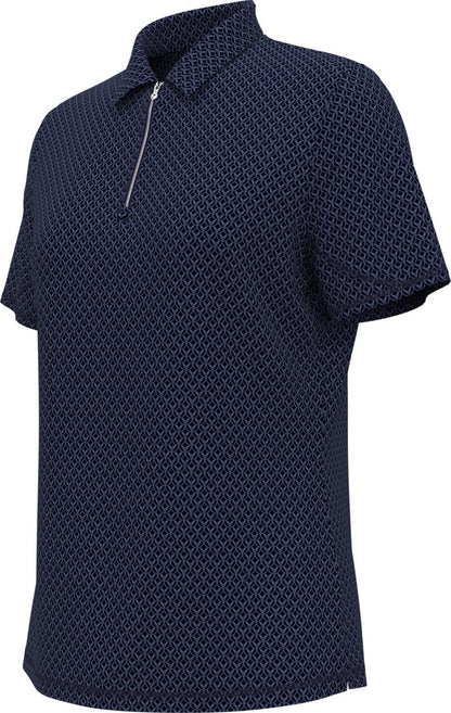 Ss Allover Stitched Chev Polo