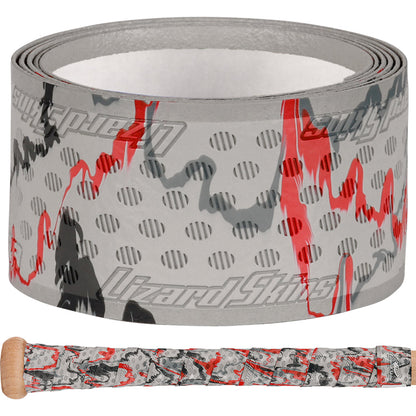 Roll of Lizard Skins Ultra Bat Grip in blitz Camo texture on white background