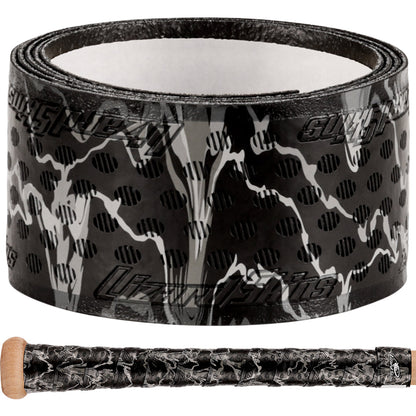 Roll of Lizard Skins Ultra Bat Grip in carbon Camo texture on white background
