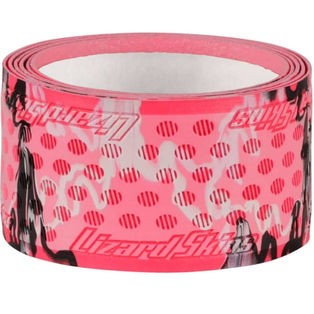 Roll of Lizard Skins Ultra Bat Grip in pink Camo texture on white background