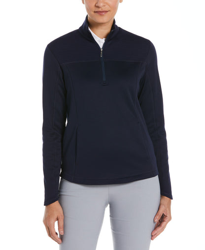 Ladies Ottoman Fleece Pullover