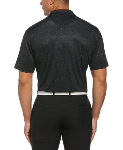 Ss Micro Chev Print Polo