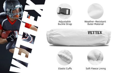 close up image of features ofVettex Football Hand Warmer