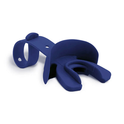 navy blue Vettex DoubleGuard Mouthguard with Lip Protection for Child on white background