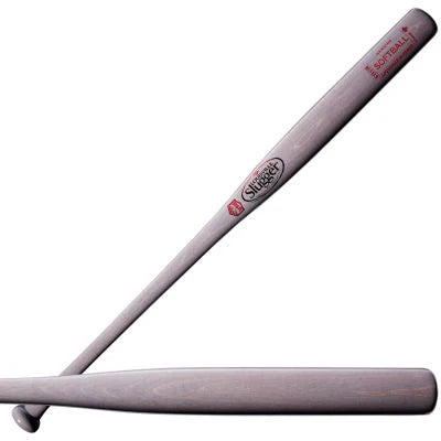 Louisville Slugger Maple MSB3 Wood Slowpitch Softball Bat on white baackground
