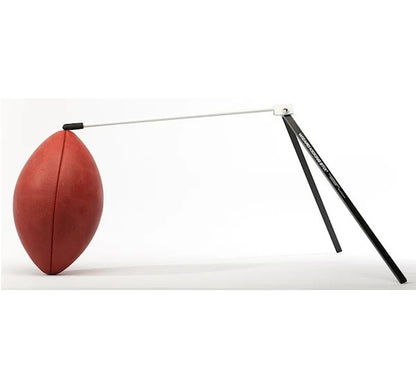 Wizard Kicking Stix Easy Hold Football Holder in balck and white color on white background