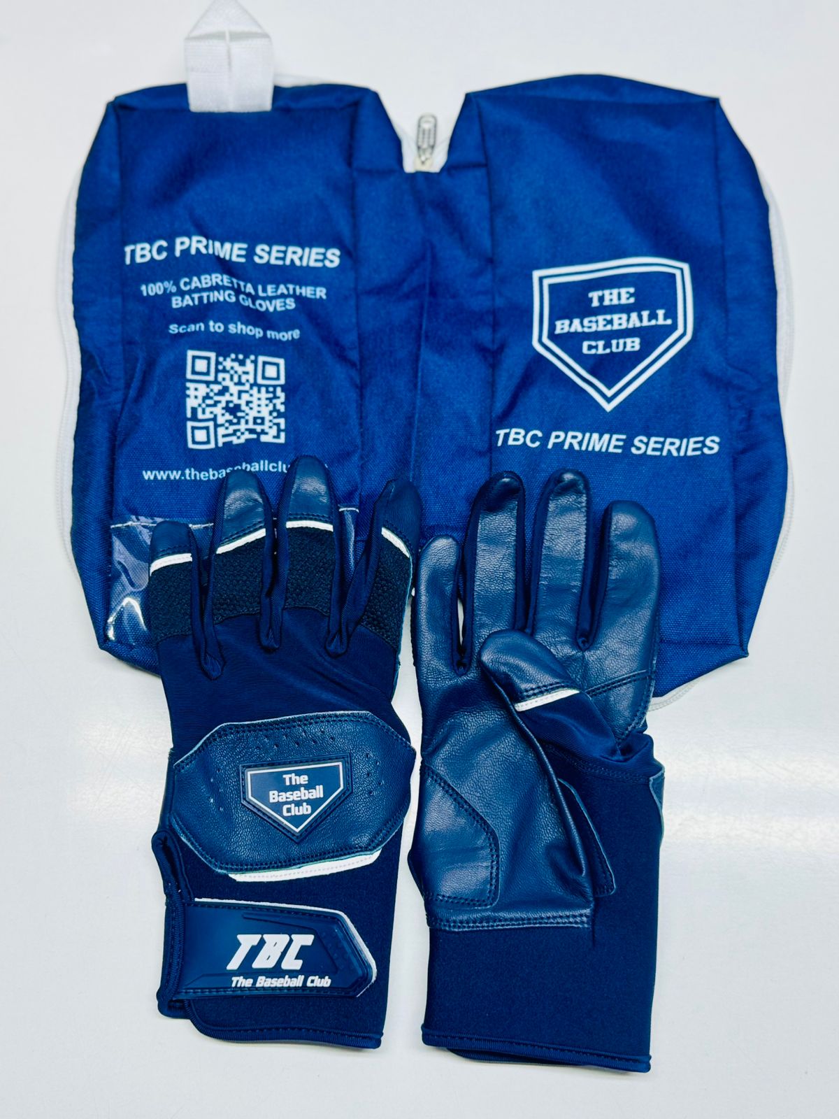 TBC Gloves Prime Series | 100% Cabretta Leather Batting Gloves | Pair