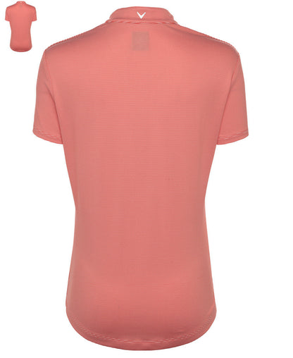 Ladies Fine Line Stripe Polo