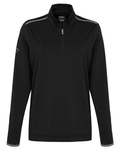 Ladies 1/4 Zip Mock Pullover