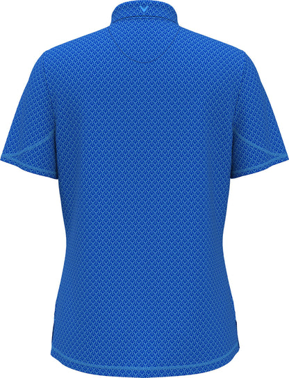 Ss Allover Stitched Chev Polo