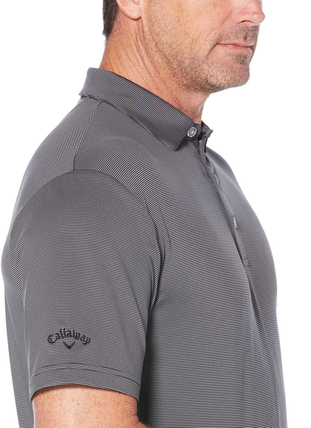 Fine Line Stripe Polo