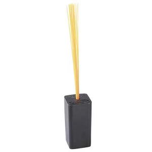 Markwort Black Base Plug with yellow Bristles on white background
