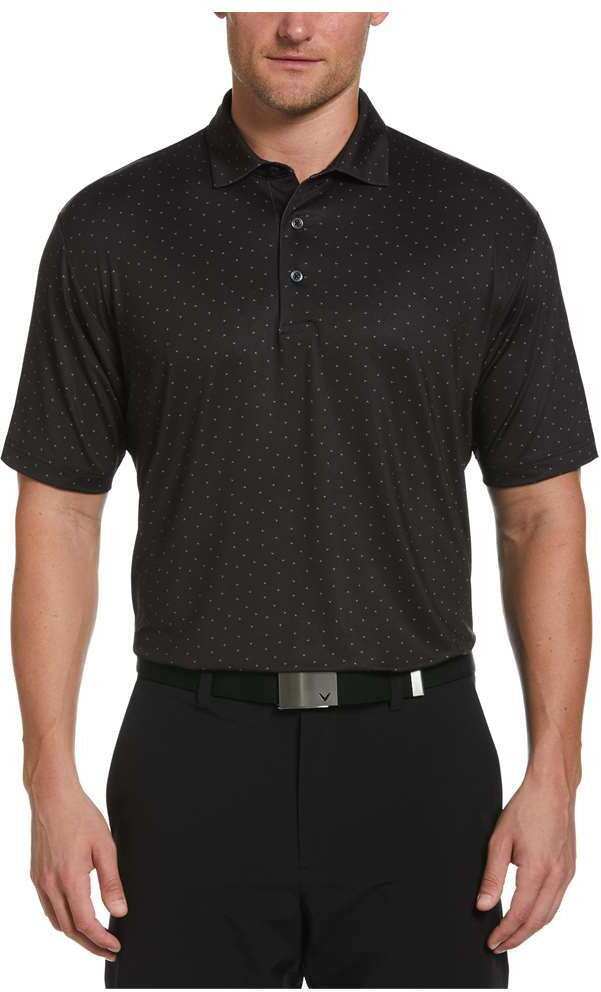 Ss Micro Chev Print Polo