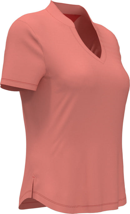 Ladies Fine Line Stripe Polo