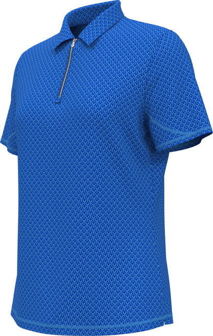 Ss Allover Stitched Chev Polo