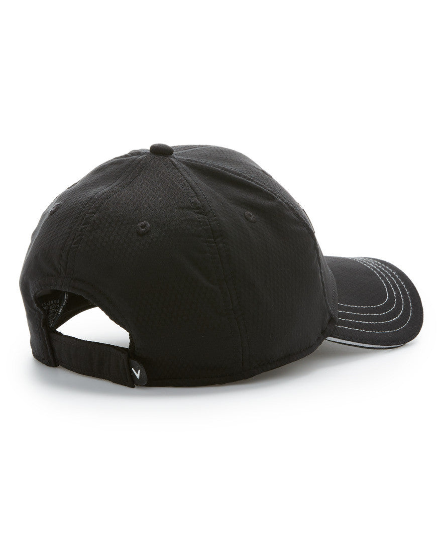 black Callaway Liquid Metal Cap back view on a white background