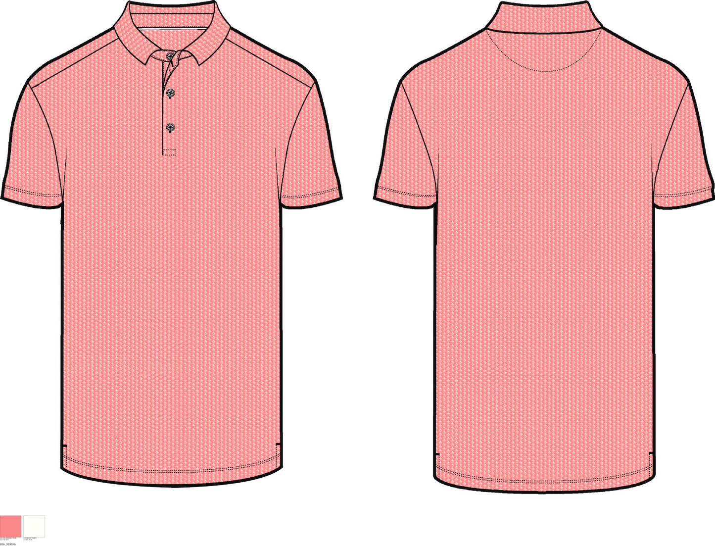 Ss All-over Pete Print Polo