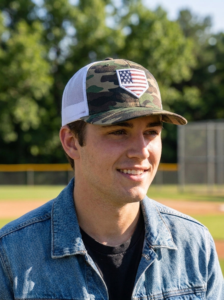 TBC USA Flag Snapback Hat
