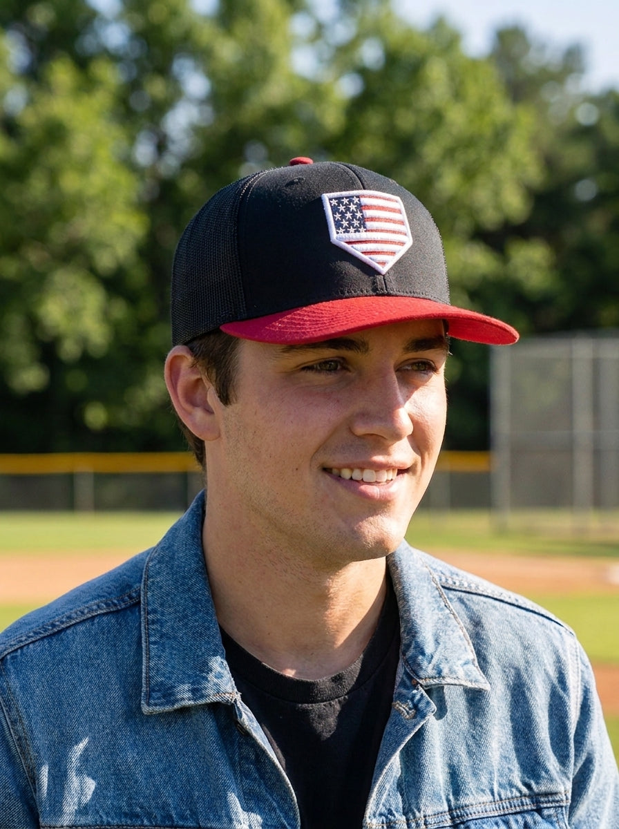 TBC USA Flag Snapback Hat