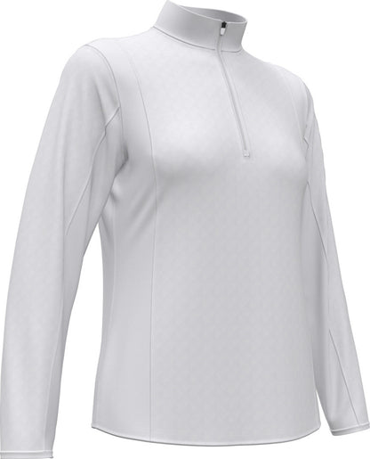 Mid-weight Diamond Quilted Fleece 1/4 Zi