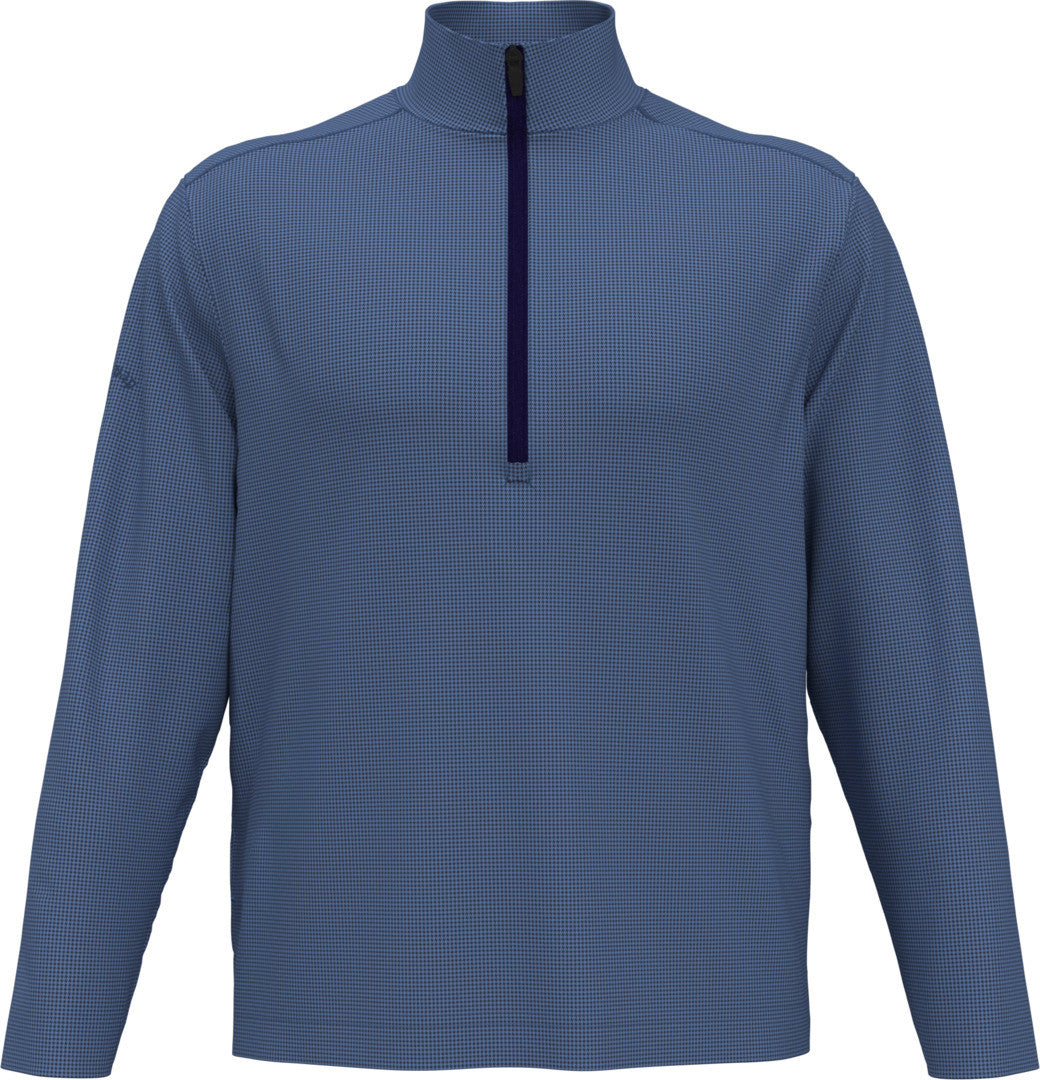 HOUNDSTOOTH 1/4 ZIP PULLOVER