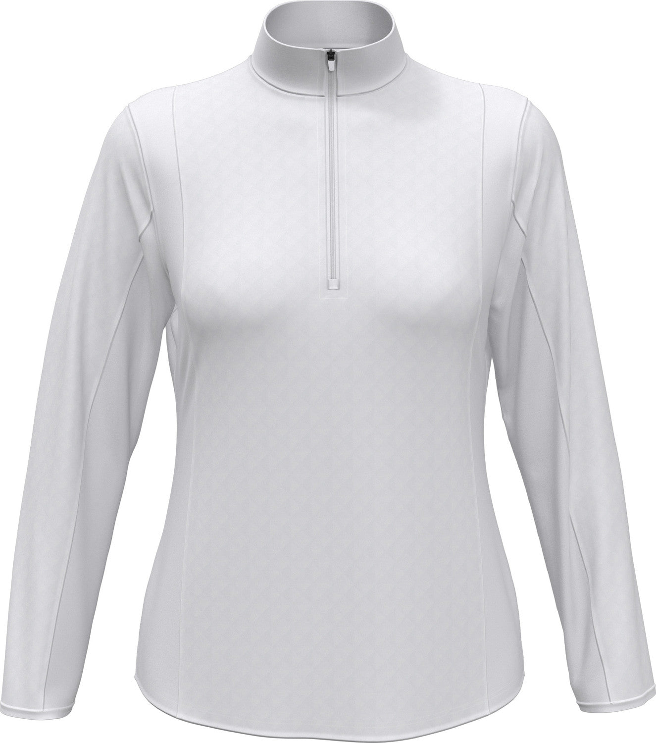 Mid-weight Diamond Quilted Fleece 1/4 Zi