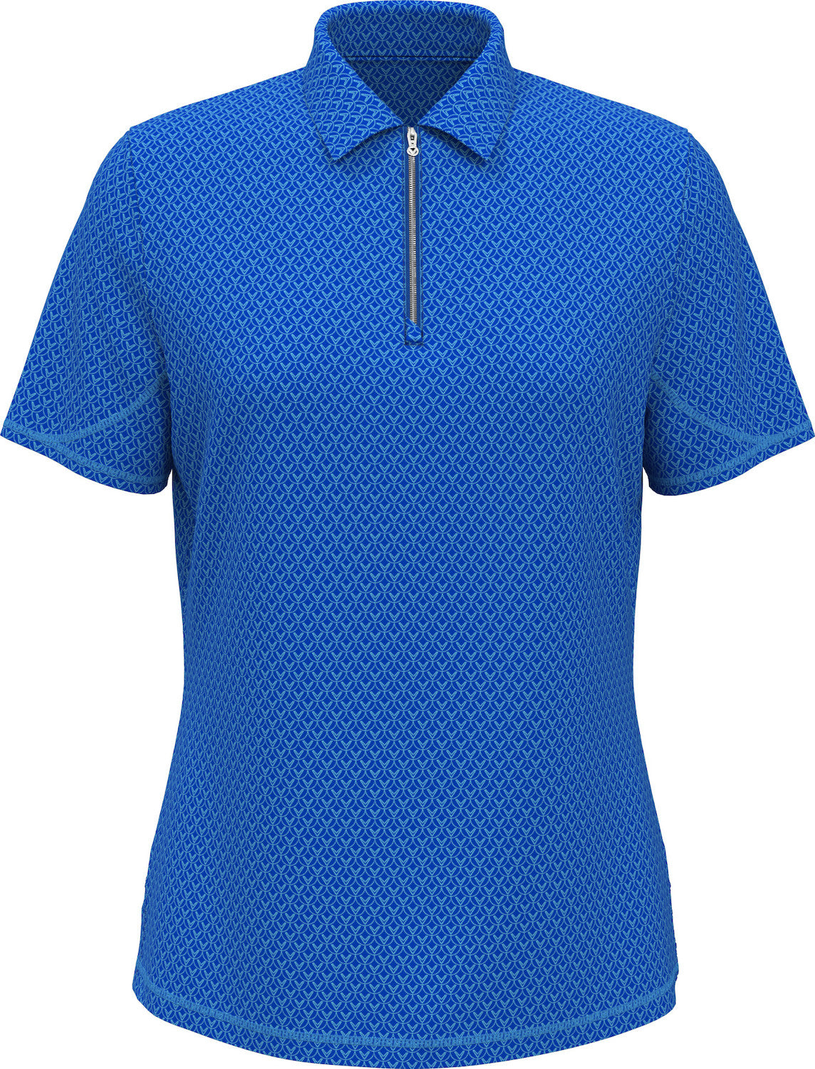 Ss Allover Stitched Chev Polo