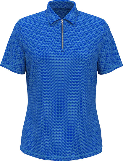 Ss Allover Stitched Chev Polo