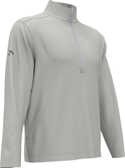 HOUNDSTOOTH 1/4 ZIP PULLOVER