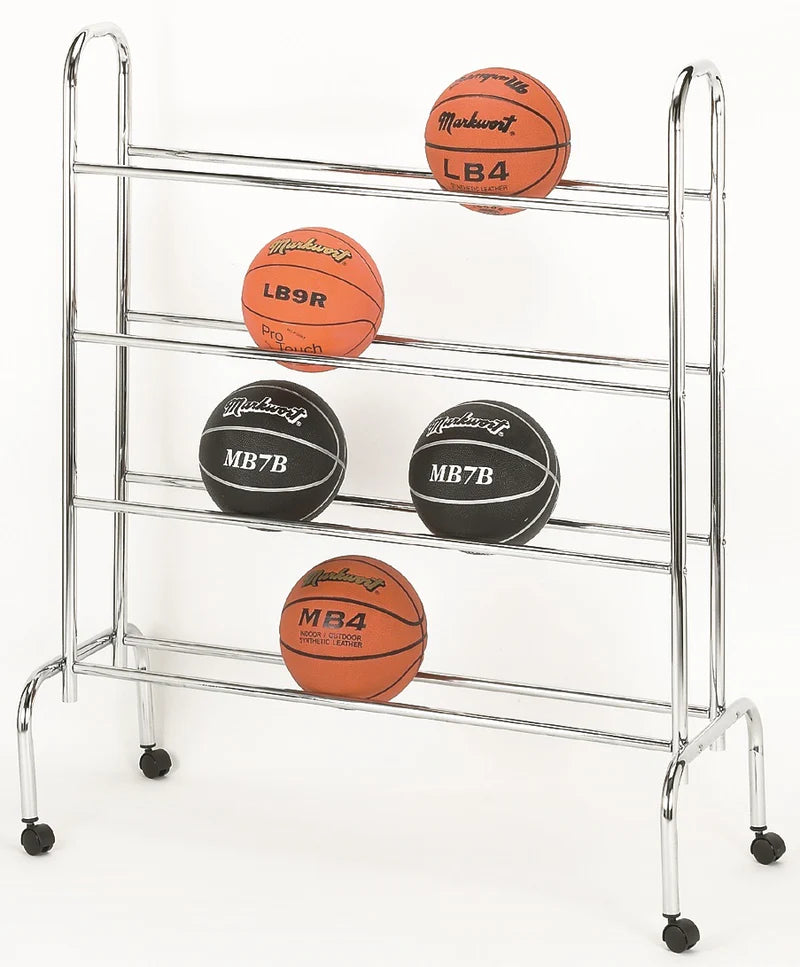 Markwort Metal Rack Basketball Carrier - Holds 16