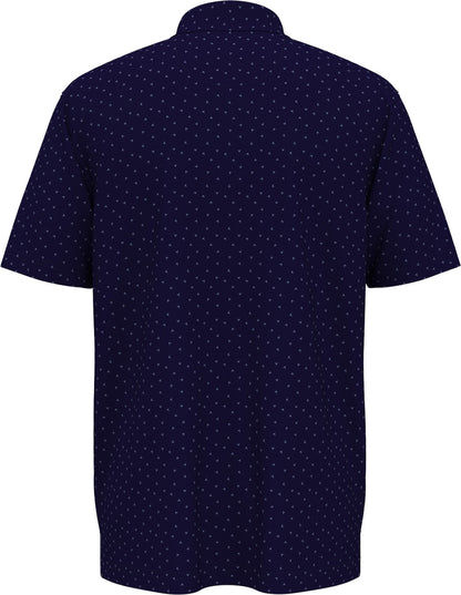Ss Micro Chev Print Polo