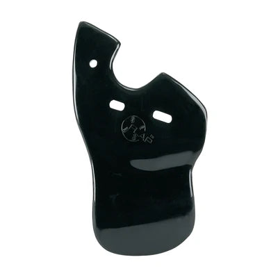 C-Flap® Cheek & Jaw Protection for Right Handed Batter in black color on white background