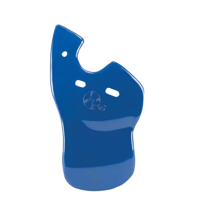 C-Flap® Cheek & Jaw Protection for Right Handed Batter in royal blue color on white background