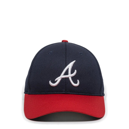Atlanta Braves MLB 350 OC Sports  Navy/Red Legacy Vintage Hat Cap Mens Adjustable