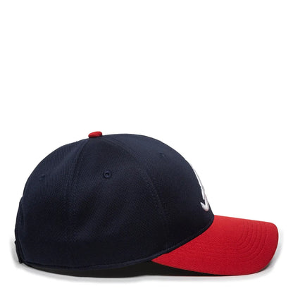 Atlanta Braves MLB 350 OC Sports  Navy/Red Legacy Vintage Hat Cap Mens Adjustable