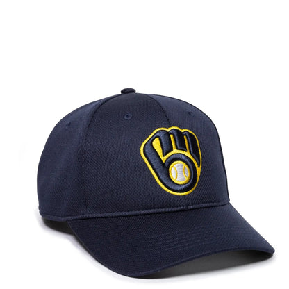 Milwaukee Brewers MLB 350 OC Sports Navy Legacy Vintage Hat Cap Mens Adjustable