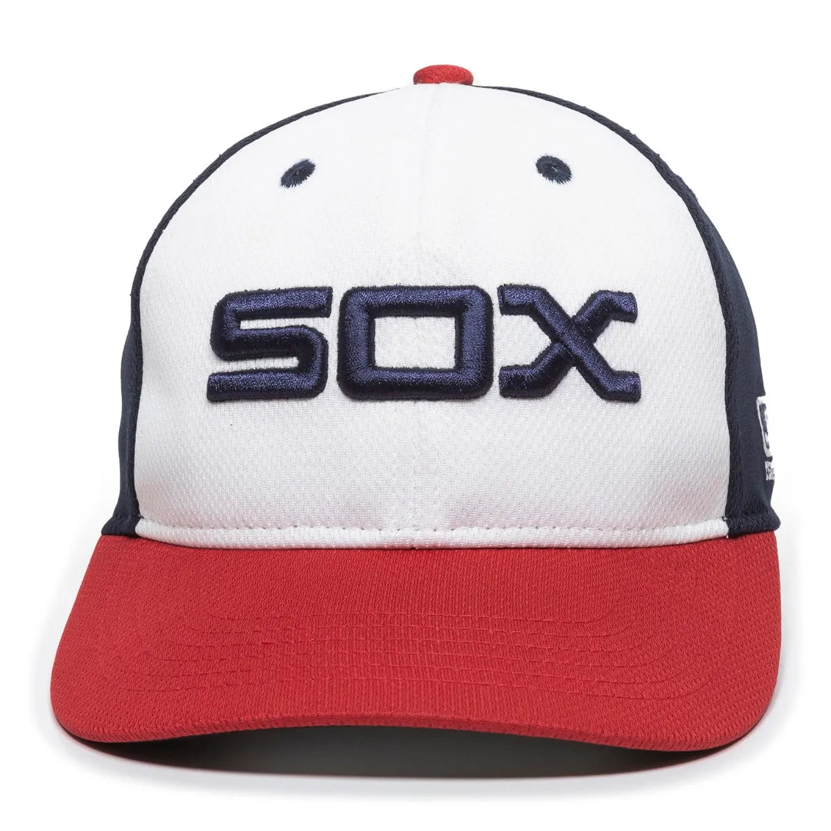 Chicago White MLB 350 OC Sports White/Navy/Red Legacy Vintage Hat Cap Mens Adjustable