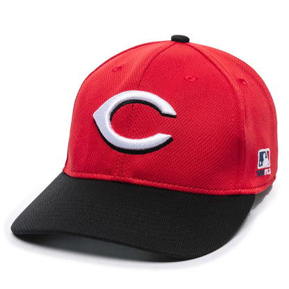Cincinnati Reds MLB 350 OC Sports Red/Black Legacy Vintage Hat Cap Mens Adjustable