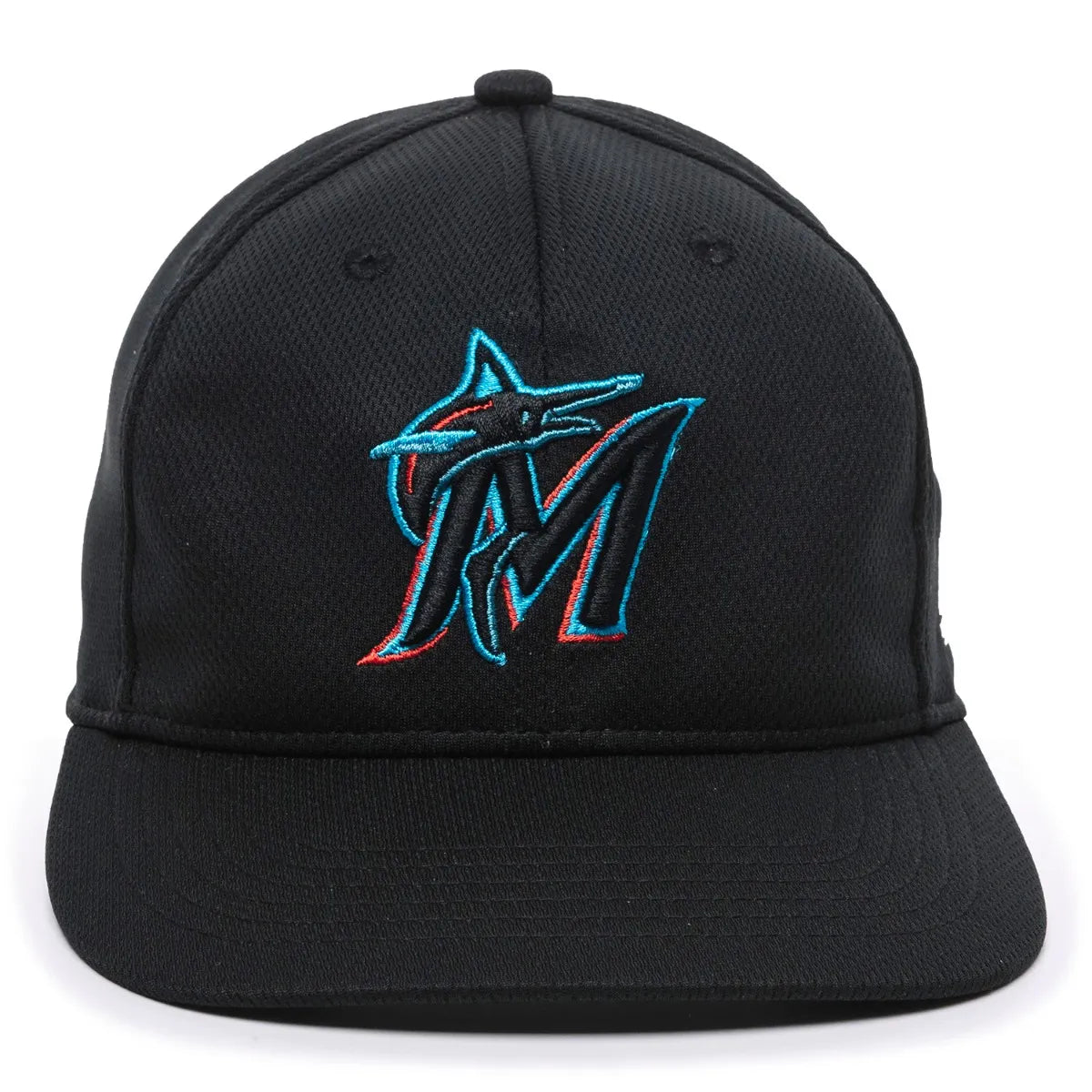 Miami Marlins MLB 350 OC Sports Black Legacy Vintage Hat Cap Mens Adjustable
