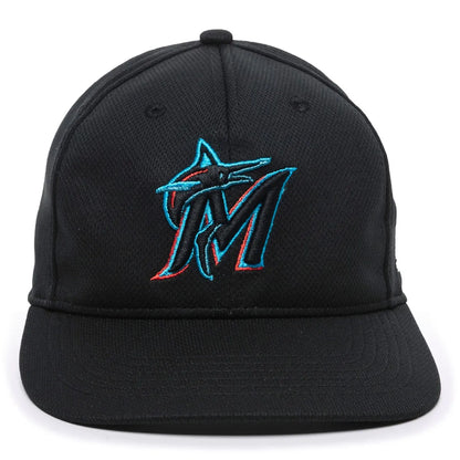 Miami Marlins MLB 350 OC Sports Black Legacy Vintage Hat Cap Mens Adjustable
