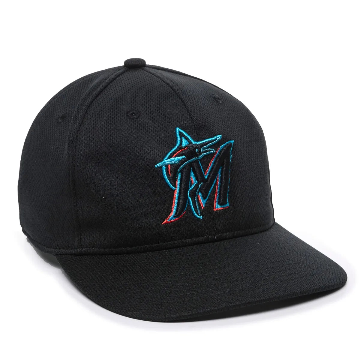 Miami Marlins MLB 350 OC Sports Black Legacy Vintage Hat Cap Mens Adjustable