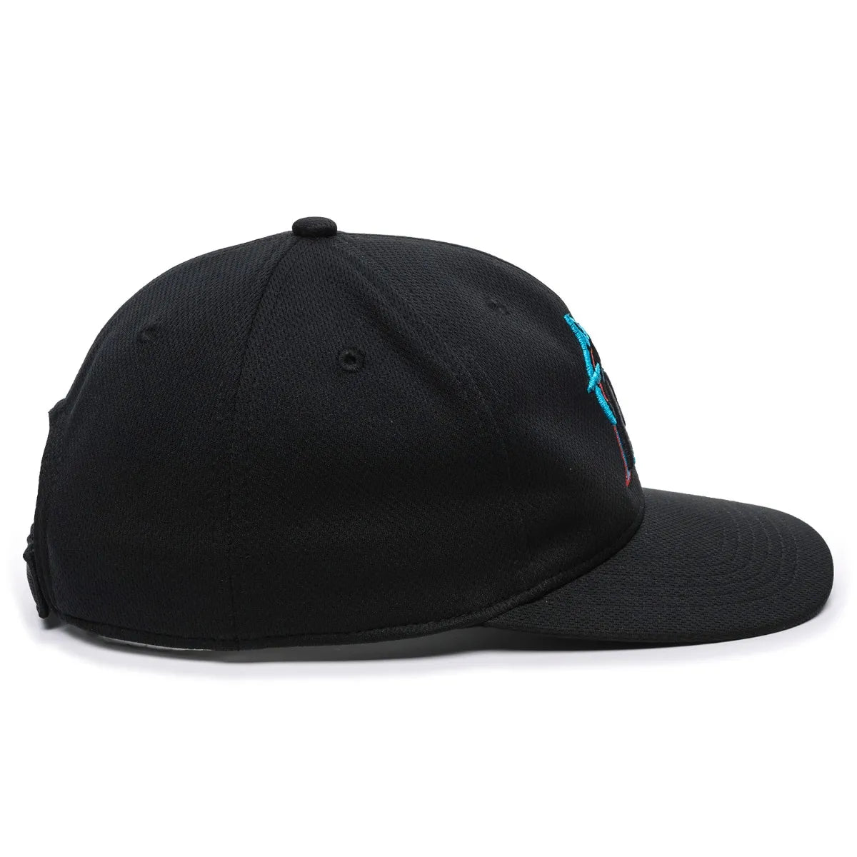 Miami Marlins MLB 350 OC Sports Black Legacy Vintage Hat Cap Mens Adjustable