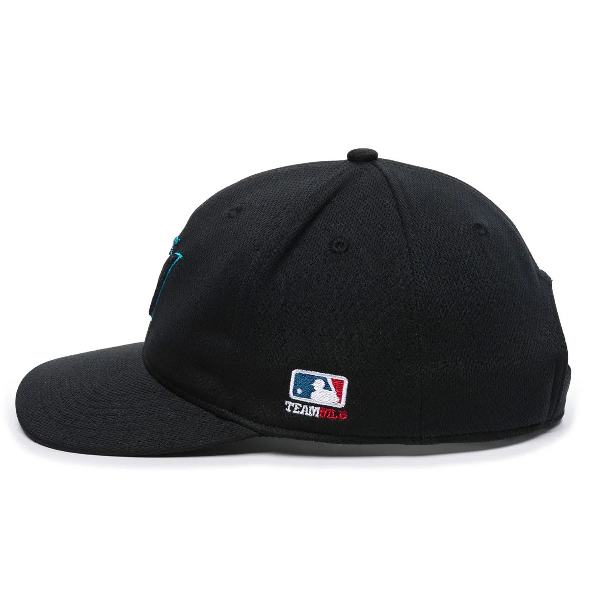 Miami Marlins MLB 350 OC Sports Black Legacy Vintage Hat Cap Mens Adjustable
