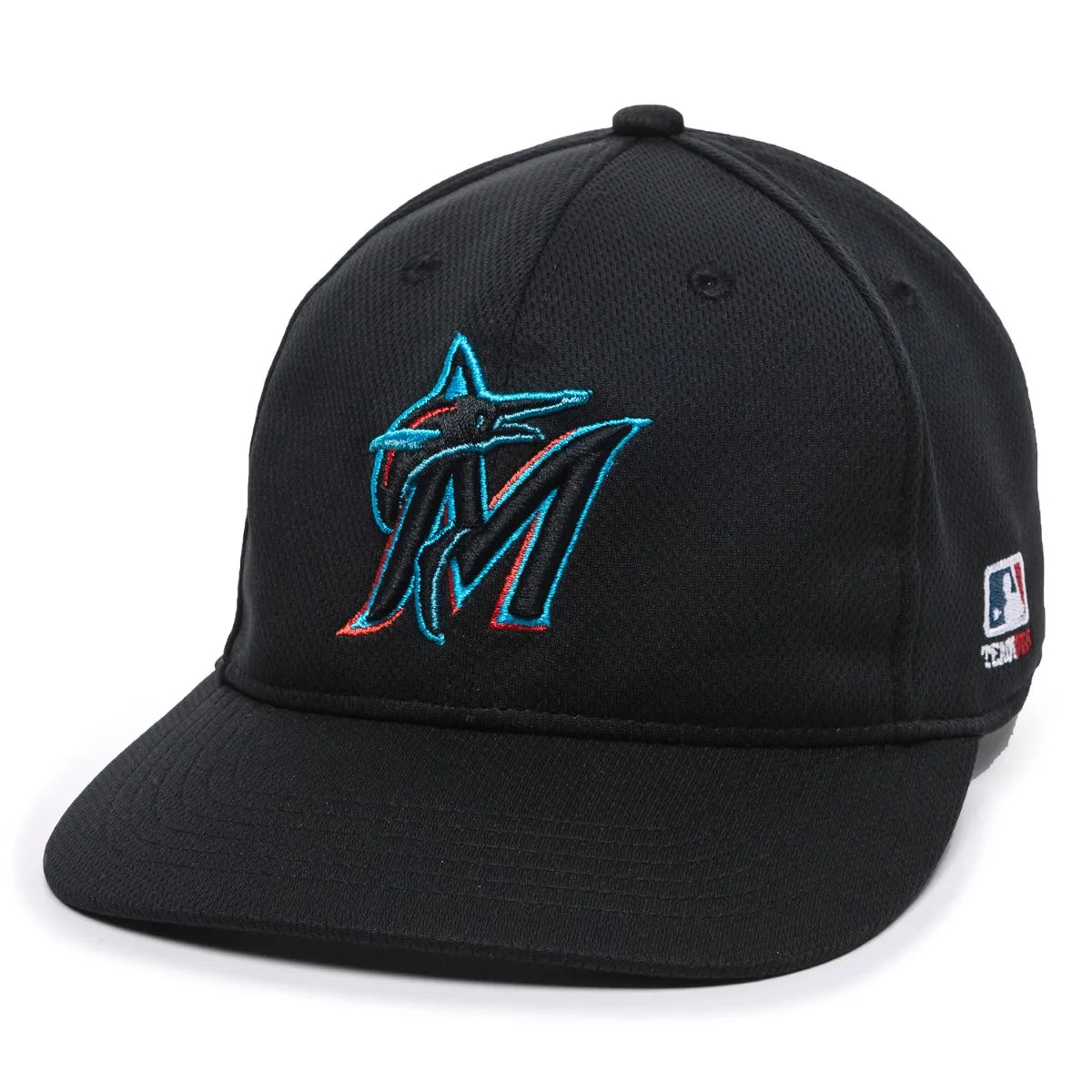 Miami Marlins MLB 350 OC Sports Black Legacy Vintage Hat Cap Mens Adjustable