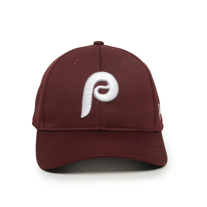 Philadelphia Phillies MLB 350 OC Sports Maroon Legacy Vintage Hat Cap Mens Adjustable