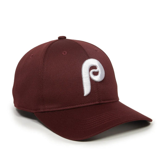 Philadelphia Phillies MLB 350 OC Sports Maroon Legacy Vintage Hat Cap Mens Adjustable