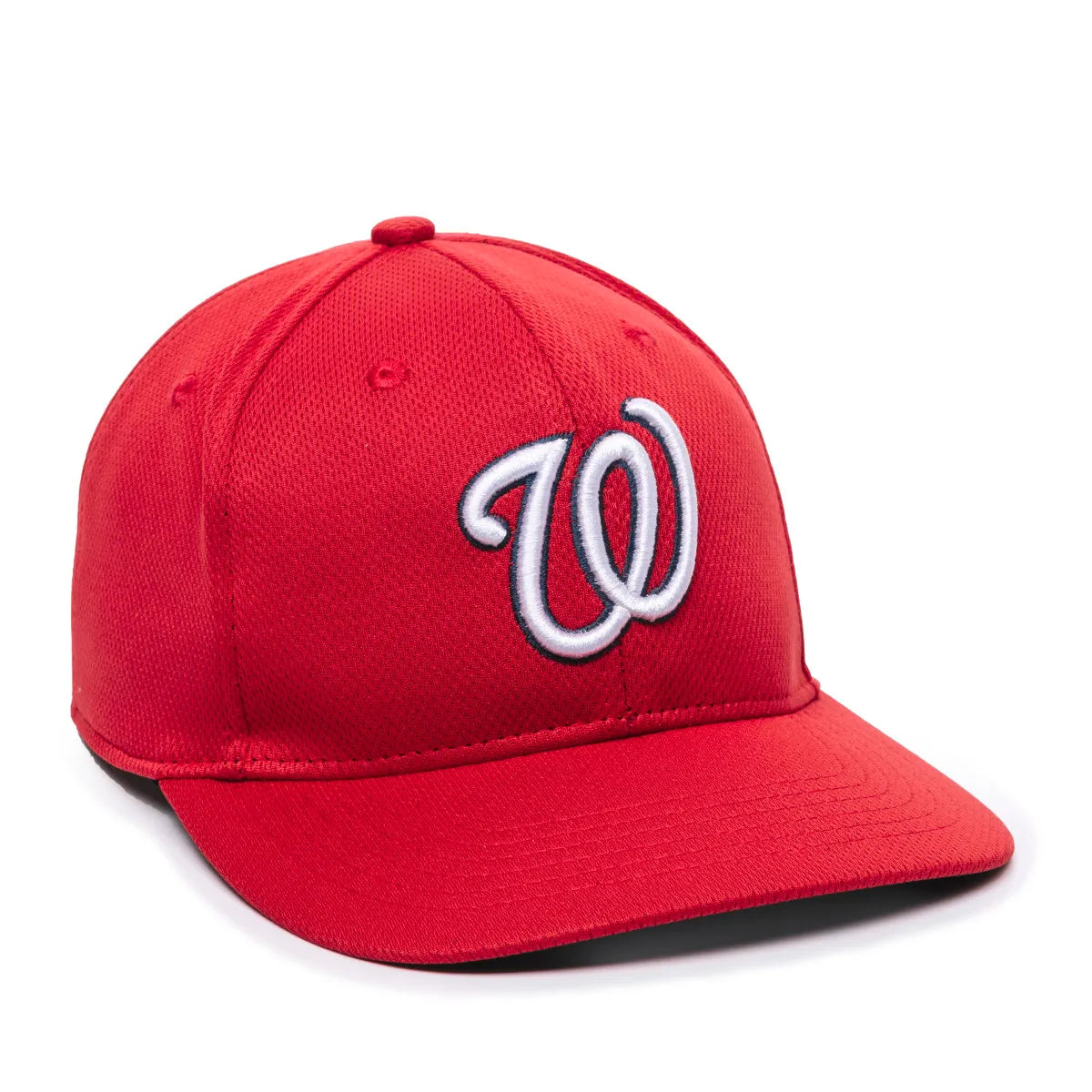 Outdoor Cap MLB Replica Adjustable Baseball Cap of team Washington Nationals side view on white background