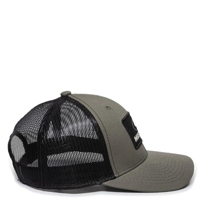 MOFS47A Mossy Oak Olive Black cap