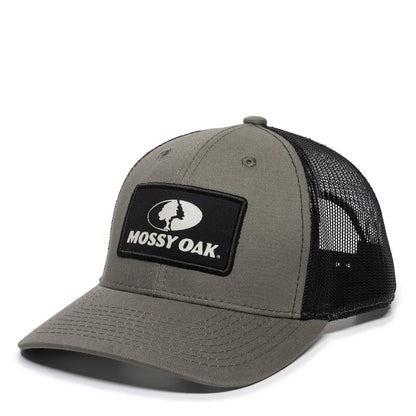 MOFS47A Mossy Oak Olive Black cap